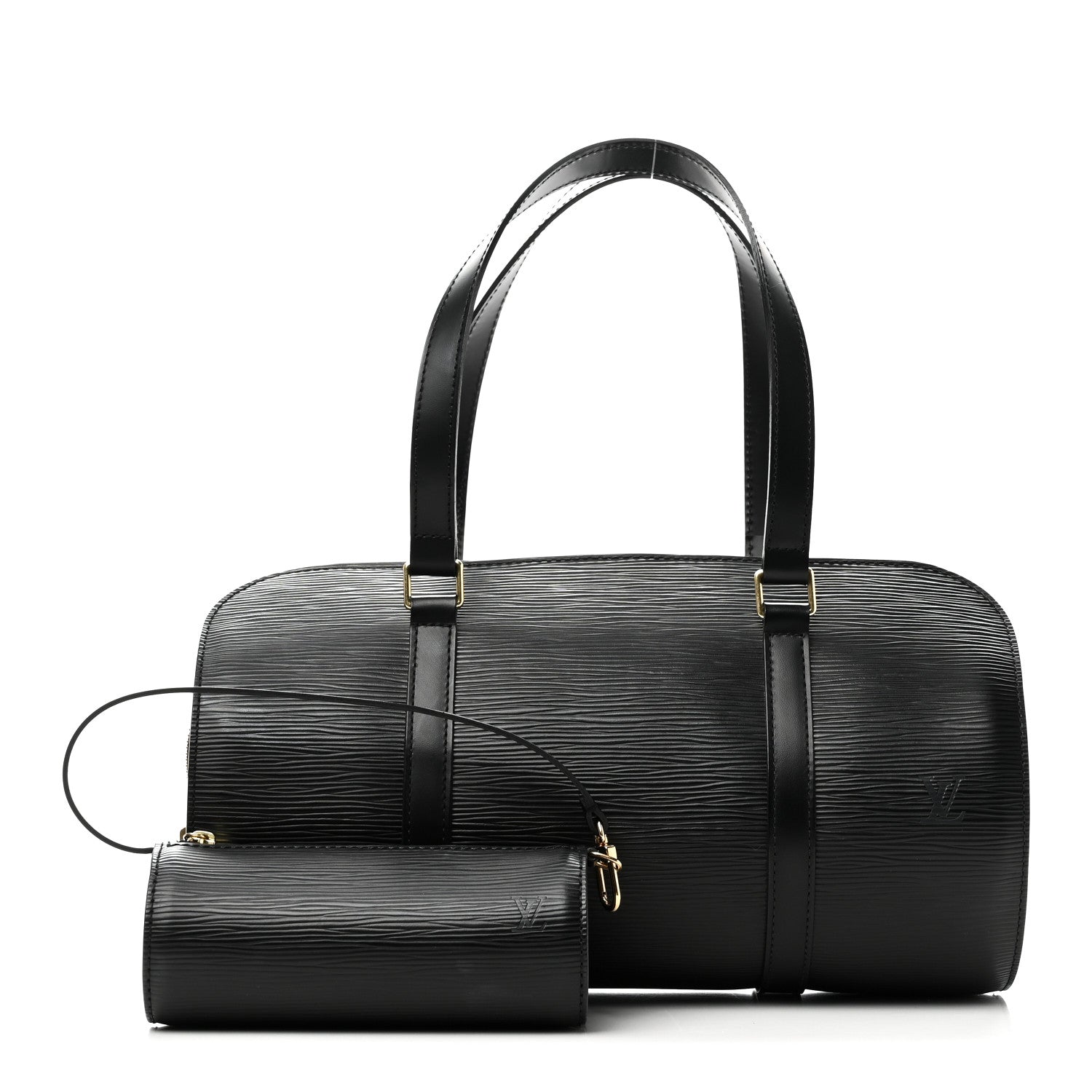 Louis Vuitton Epi Soufflot Black 3 of 10