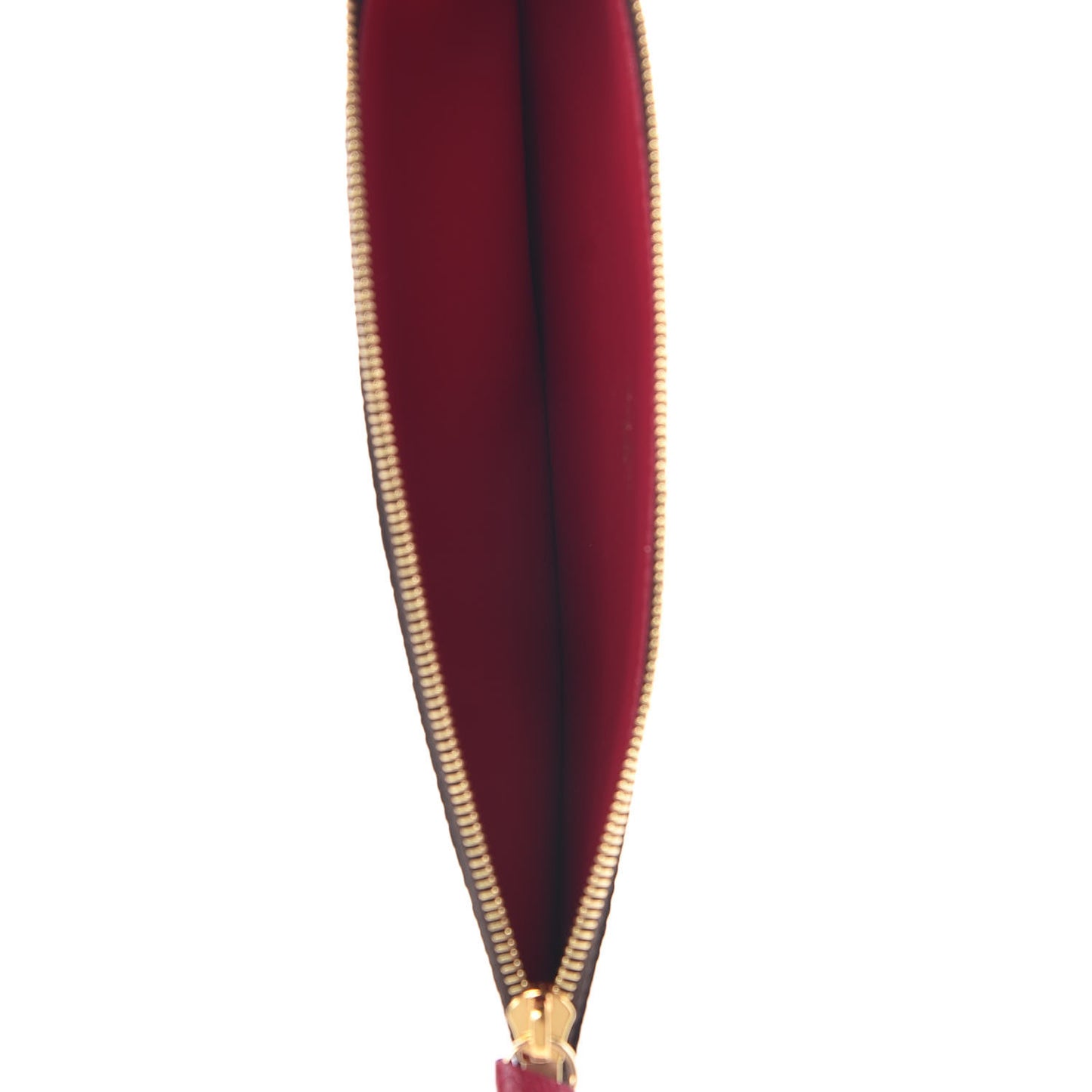 Monogram Felicie Chain Wallet Zippered Insert Fuchsia