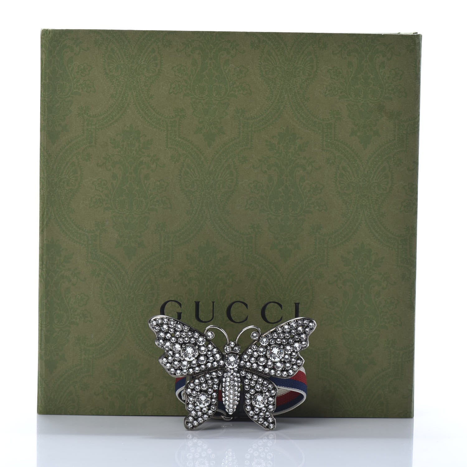 Gucci Web Crystal Butterfly Bracelet 5 of 5