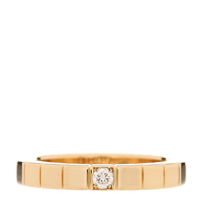 Cartier 18K Yellow Gold Diamond Lanieres Ring 49 4.75 1 of 4