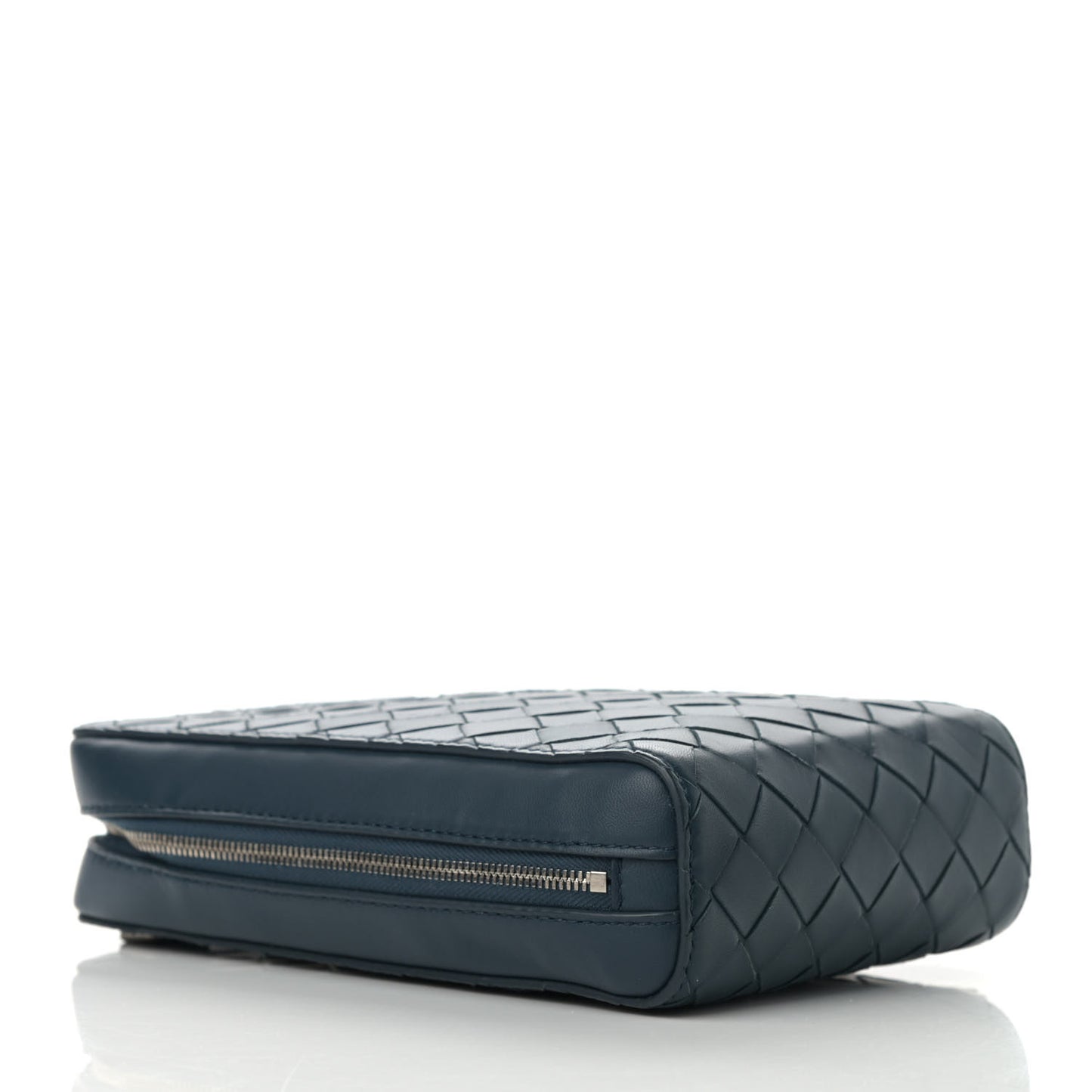 Nappa Intrecciato Crossbody Bag Celeste