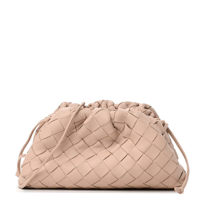 Bottega Veneta Nappa Intrecciato The Mini Pouch Almond 1 of 4