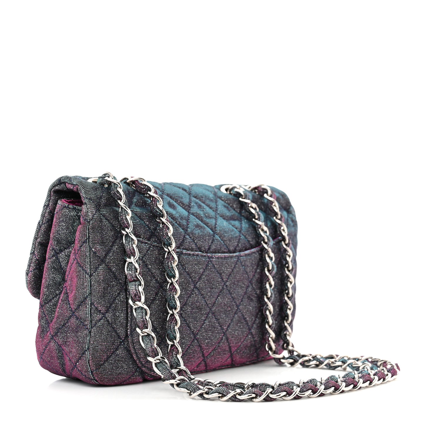 Iridescent Glitter Fabric Jumbo Single Flap Multicolor