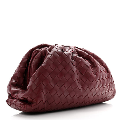 Bottega Veneta Nappa Maxi Intrecciato The Pouch Oversized Clutch Bordeaux 3 of 10