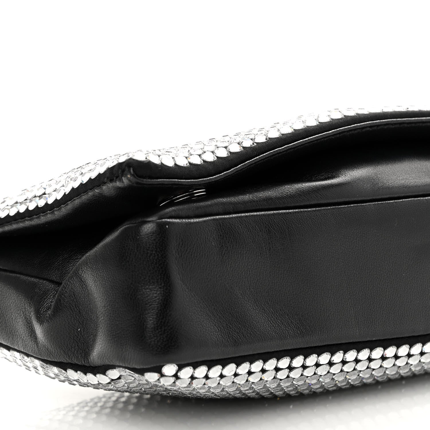 Miu Miu Nappa Crystal Starlight Crossbody Bag Black 9 of 11