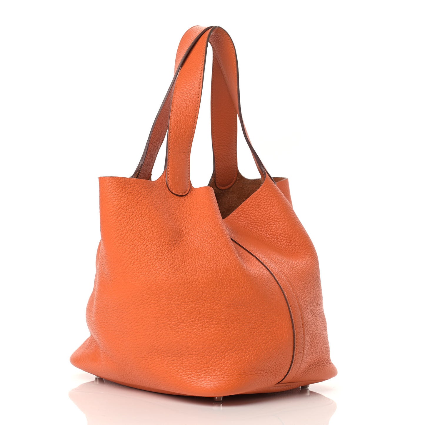 Taurillon Clemence Picotin Lock 22 MM Orange