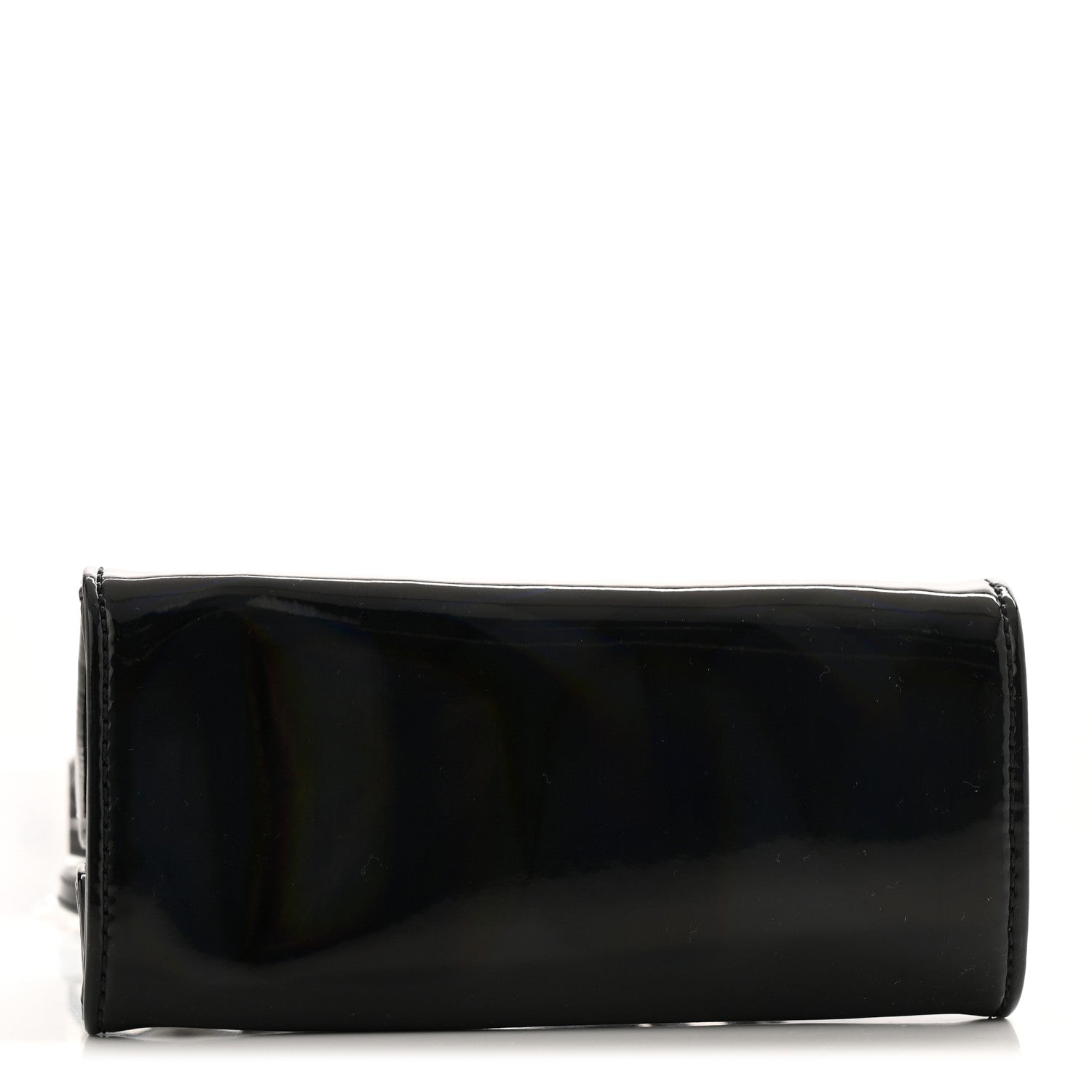 Telfar Patent Vegan Leather Small Shopping Bag Black Rainbow 4 of 10
