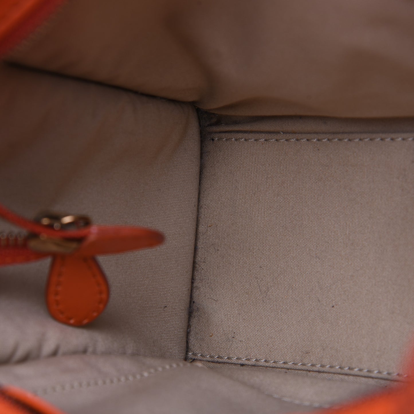 Smooth Calfskin Nano Luggage Orange