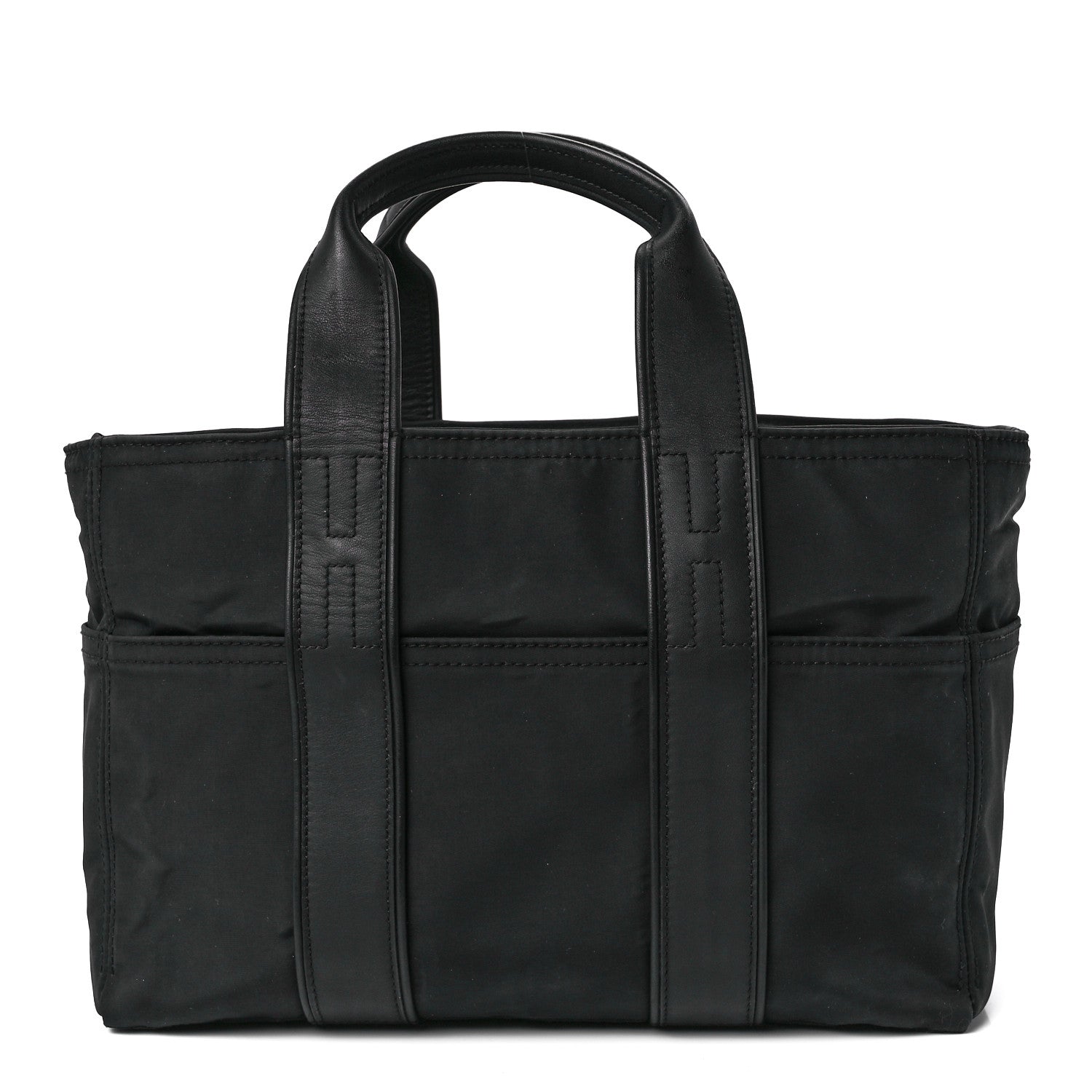 Hermes Toile Acapulco Vassus Tote Black 1 of 11