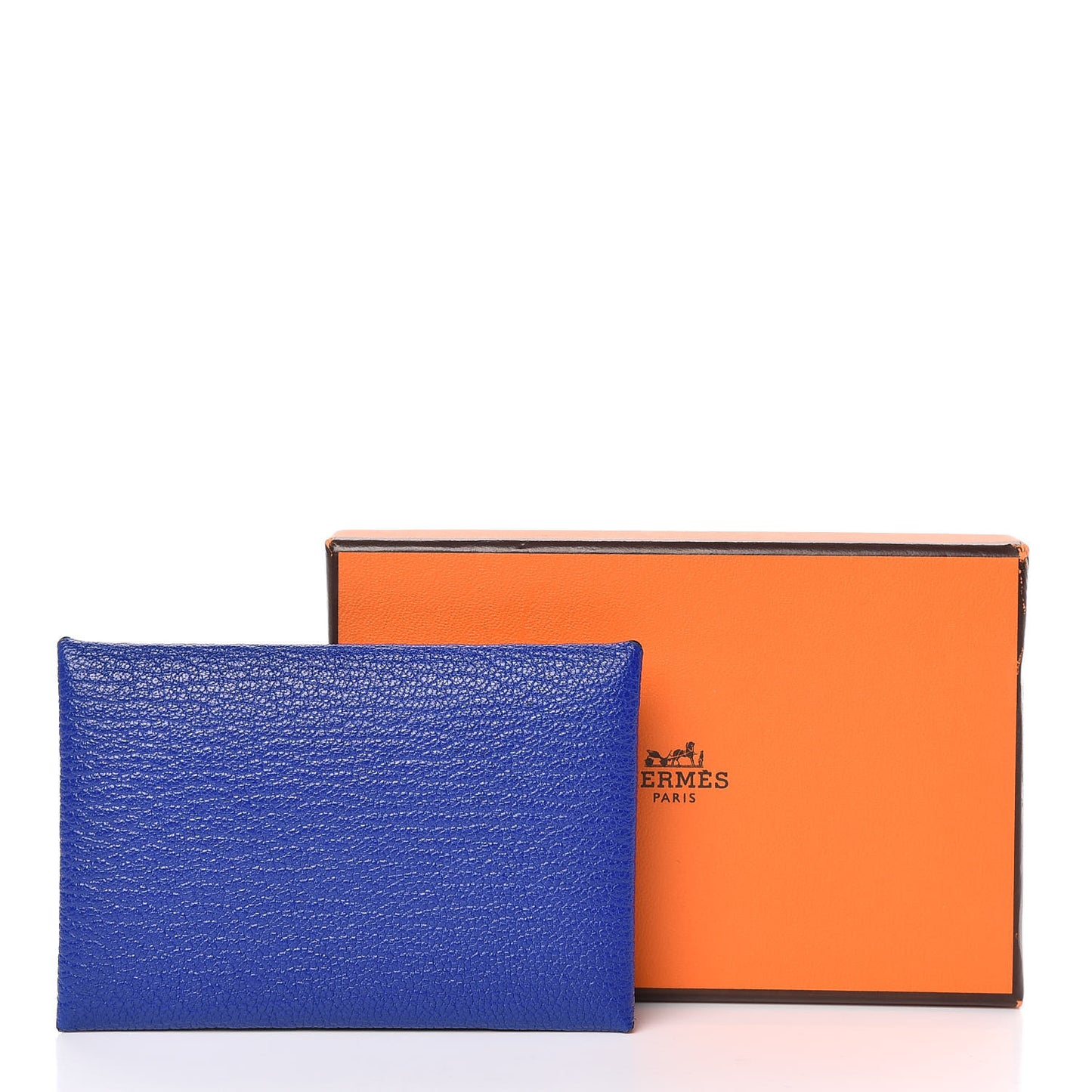 Chevre Mysore Calvi Card Case Bleu Electrique