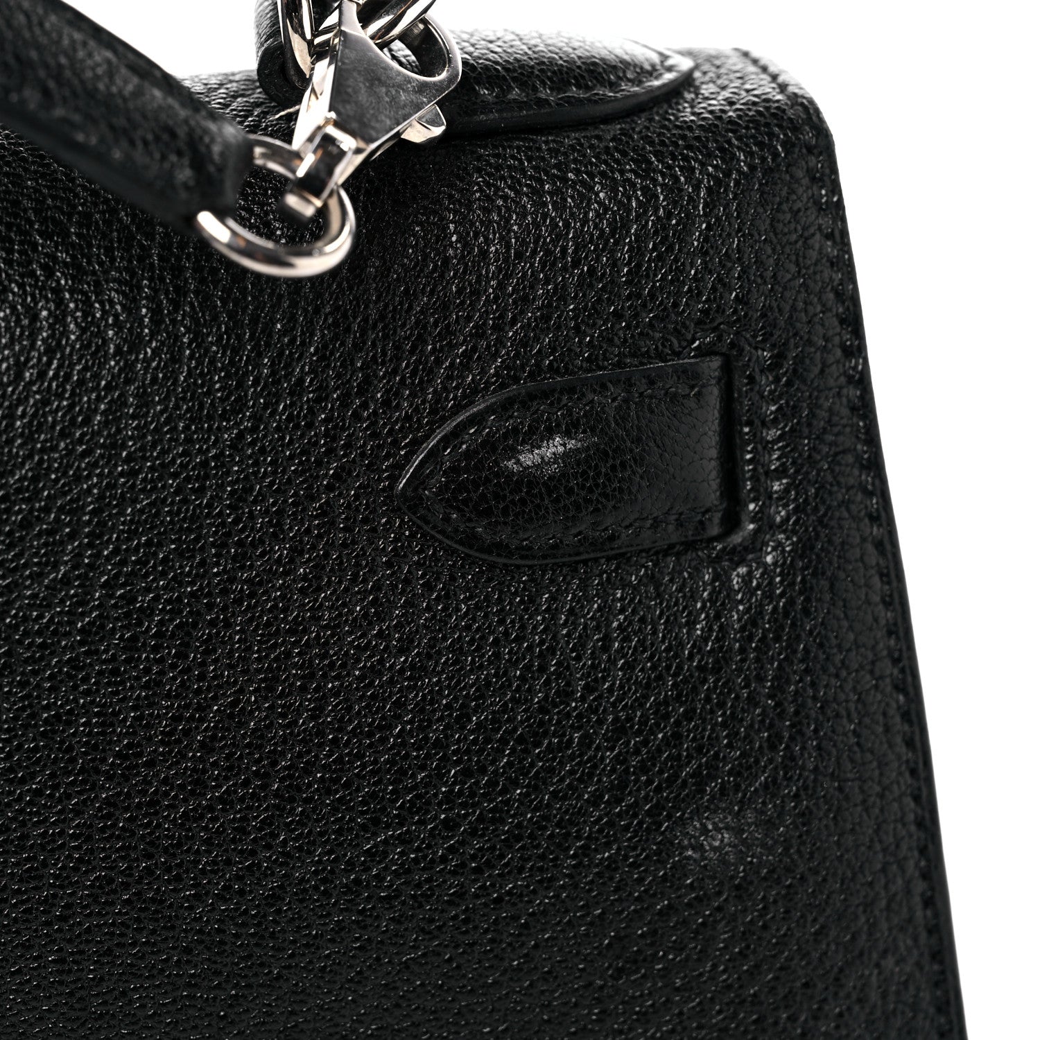 Hermes Chevre Mysore Kelly Sellier 28 Black 21 of 21