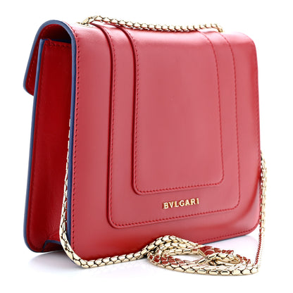Bulgari Calfskin Serpenti In Love Forever Crossbody Bag Red 3 of 12