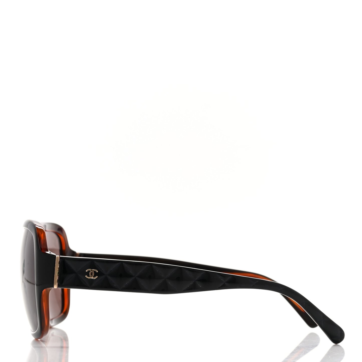 Quilted CC Sunglasses 5124 Dark Brown