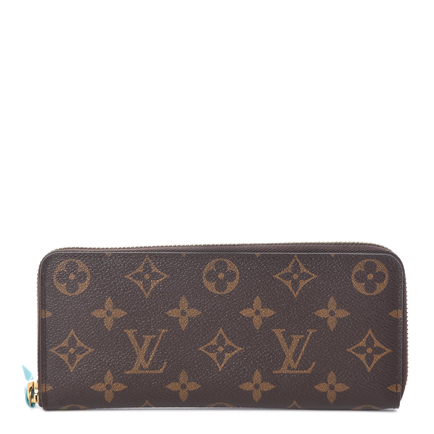 Louis Vuitton Monogram Clemence Wallet Turquoise 1 of 6