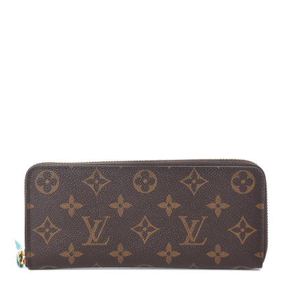 Louis Vuitton Monogram Clemence Wallet Turquoise 1 of 6