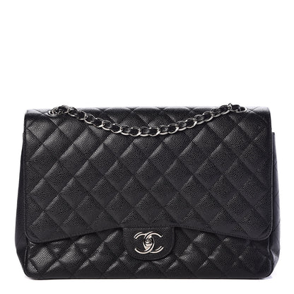 Chanel Caviar Quilted Maxi Double Flap Black 1 of 15