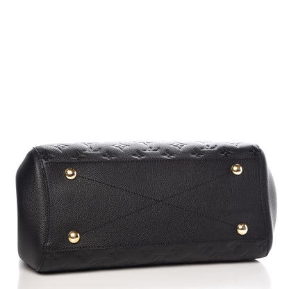 Louis Vuitton Empreinte Montaigne MM Black 4 of 10