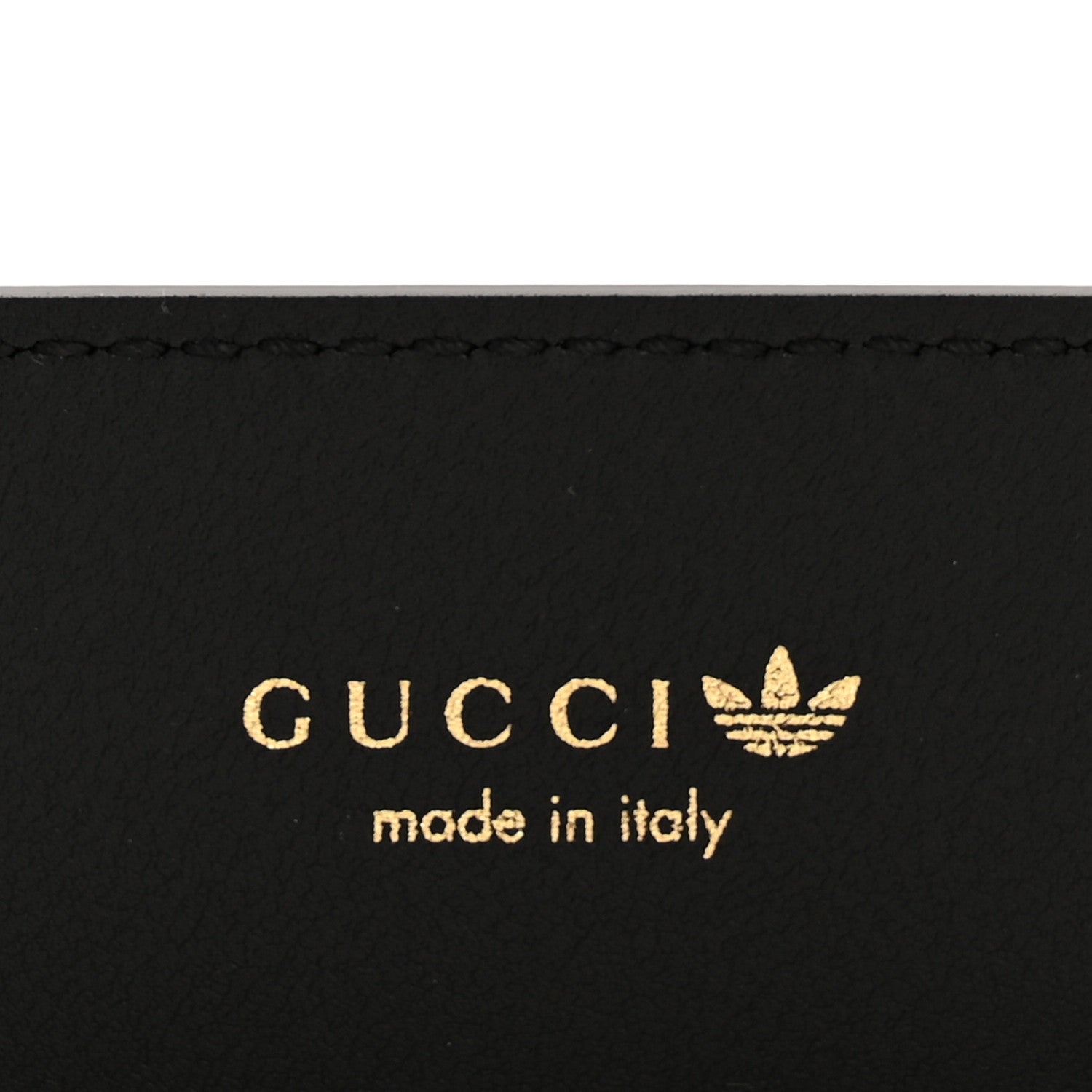 Gucci X ADIDAS Textured Dollar Calfskin Double G 40mm Belt 85 34