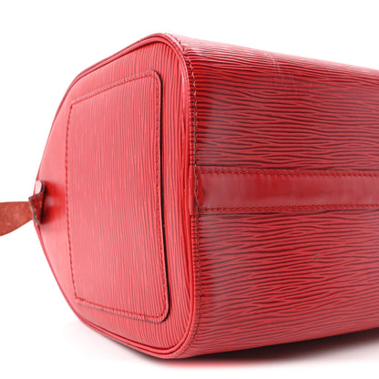 Louis Vuitton Epi Speedy 25 Castillan Red 8 of 9