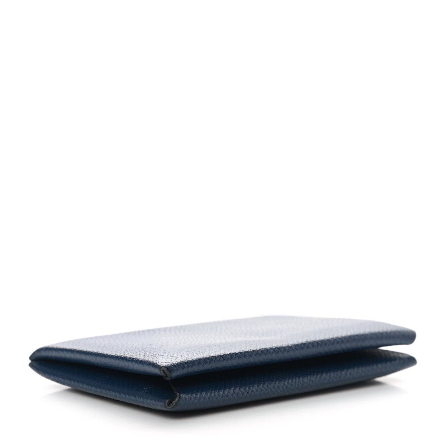 Epsom Calvi Card Case Bleu Indigo