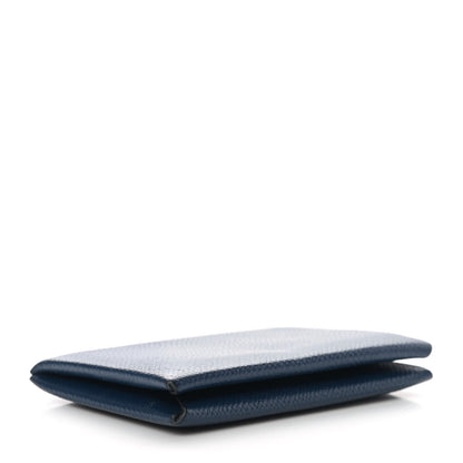 Hermes Epsom Calvi Card Case Bleu Indigo 4 of 8