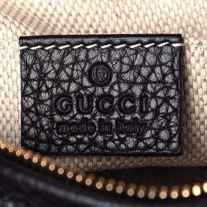 Gucci Pebbled Calfskin Mini Soho Chain Bag Black 6 of 13
