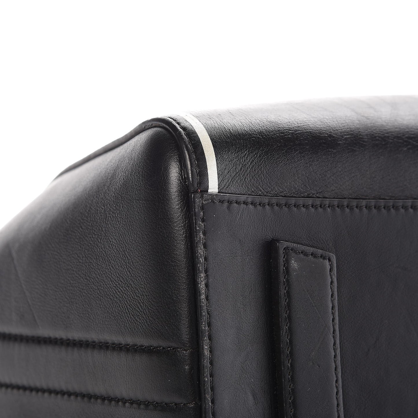 Calfskin Small Contrasted Frame Antigona Black