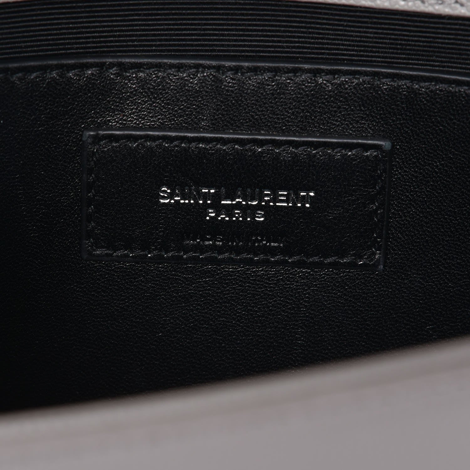 Saint Laurent Grain De Poudre Medium Classic Monogram Kate Satchel Souris 6 of 6