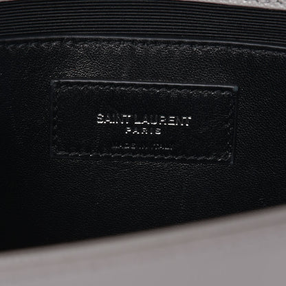 Saint Laurent Grain De Poudre Medium Classic Monogram Kate Satchel Souris 6 of 6