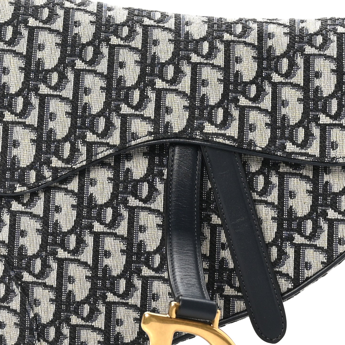 Oblique Saddle Bag Blue