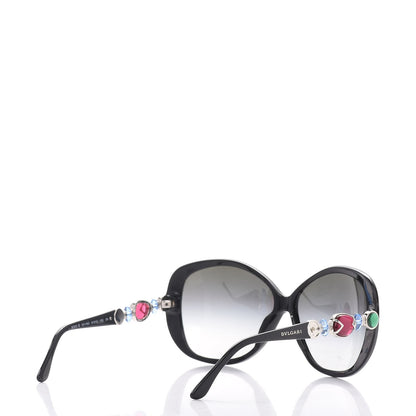 Bulgari BVLGARI Gem Sunglasses 8080-B Black Multi 4 of 9