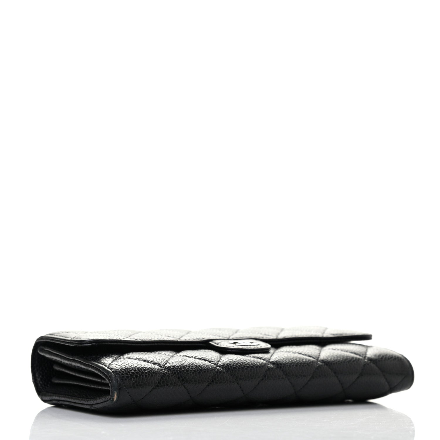 Chanel Caviar Quilted Large Flap Wallet Black 3 of 6