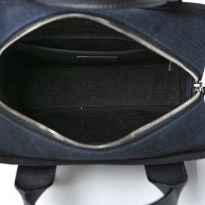 Chanel Mixed Fibers Deauville Bowling Bag Black 4 of 8