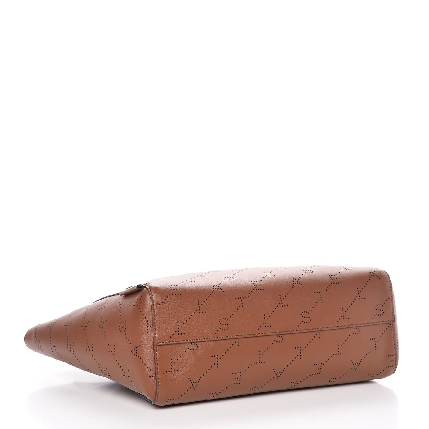 Eco Alter Nappa Perforated Logo Tote Brown