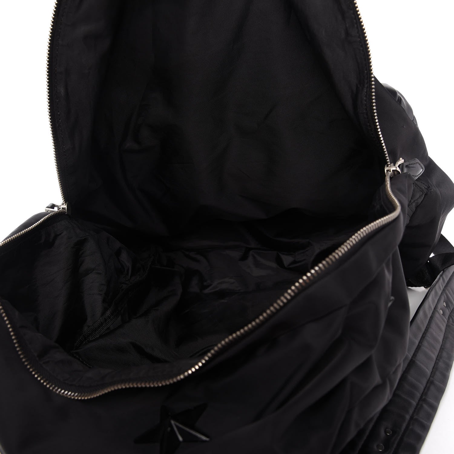 Givenchy Nylon Calfskin Studded Backpack Black 5 of 10