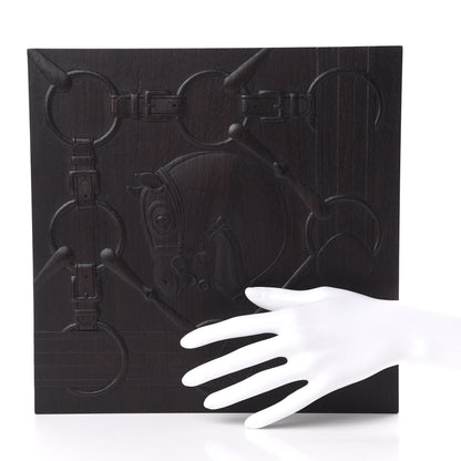 Hermes Lacquered Wood Box Black 2 of 10