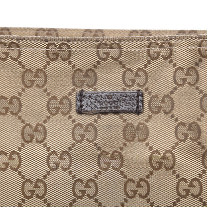 Gucci Monogram Web Small Flat Messenger Crossbody Dark Brown 8 of 12