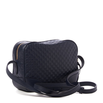 Gucci Soft Microguccissima Mini Bree Messenger Bag Blue 3 of 10