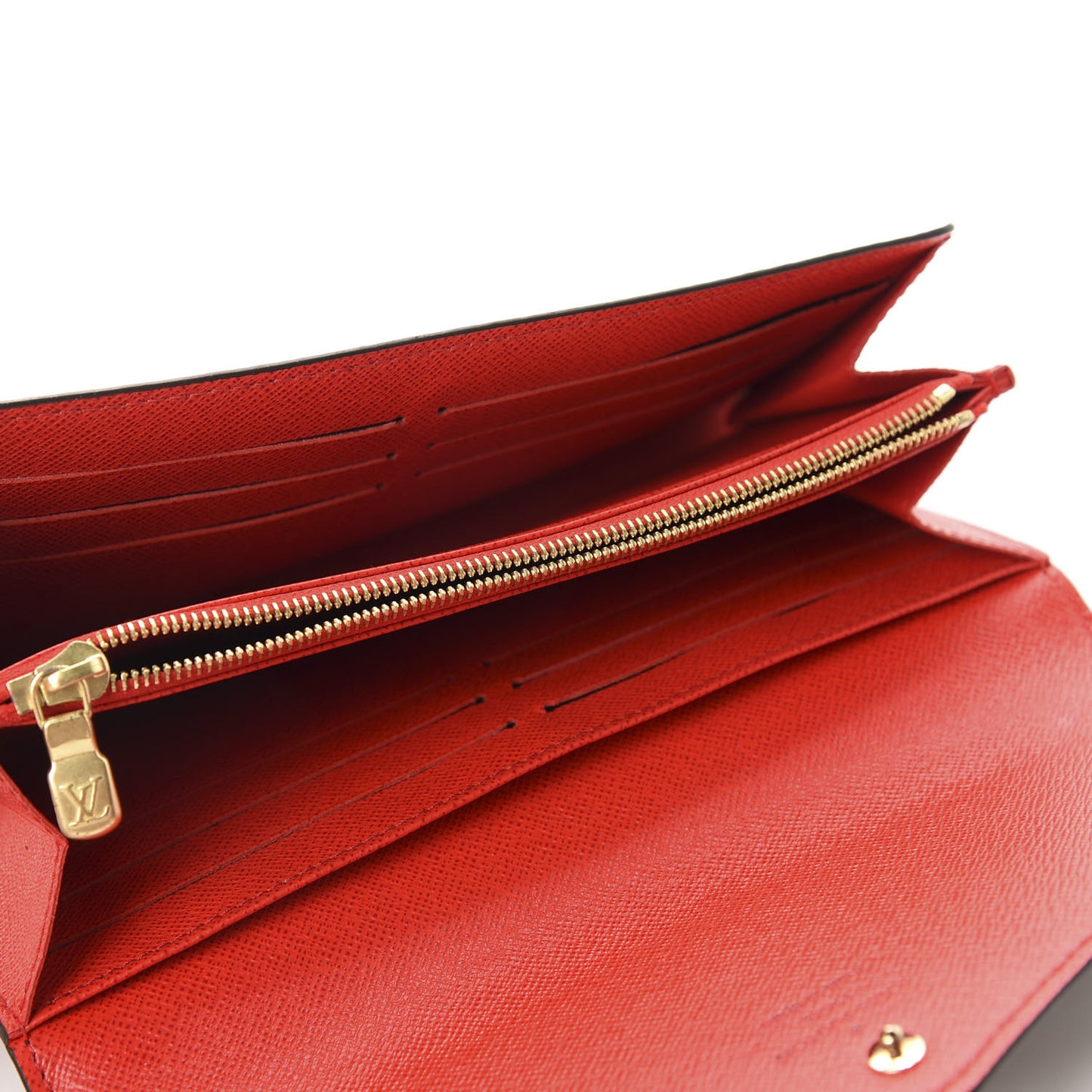 Monogram Sarah Wallet NM Coquelicot