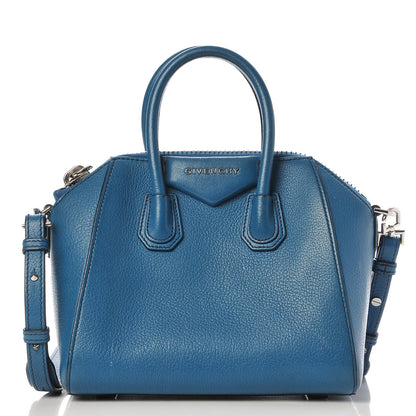 Givenchy Sugar Goatskin Mini Antigona Electric Blue 1 of 15