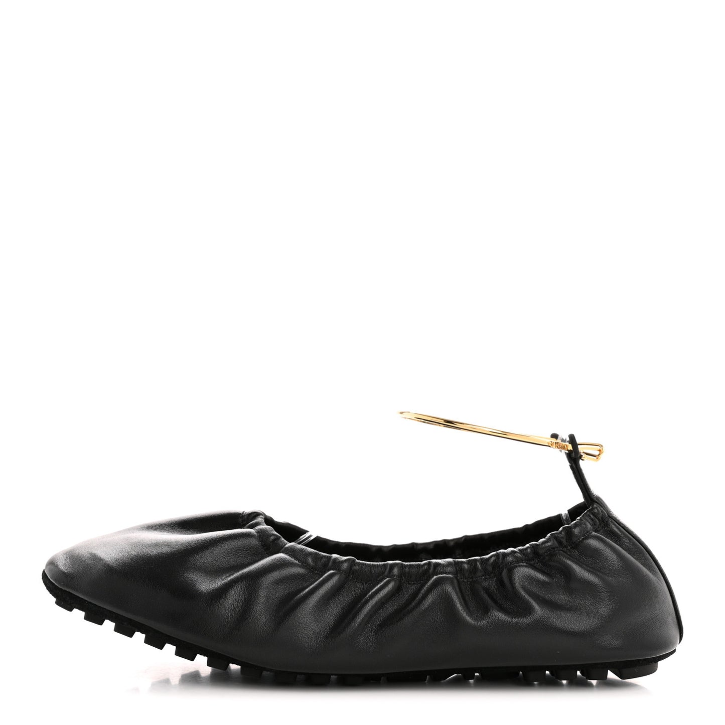 Vitello Filo Ballerina Flats 39 Black