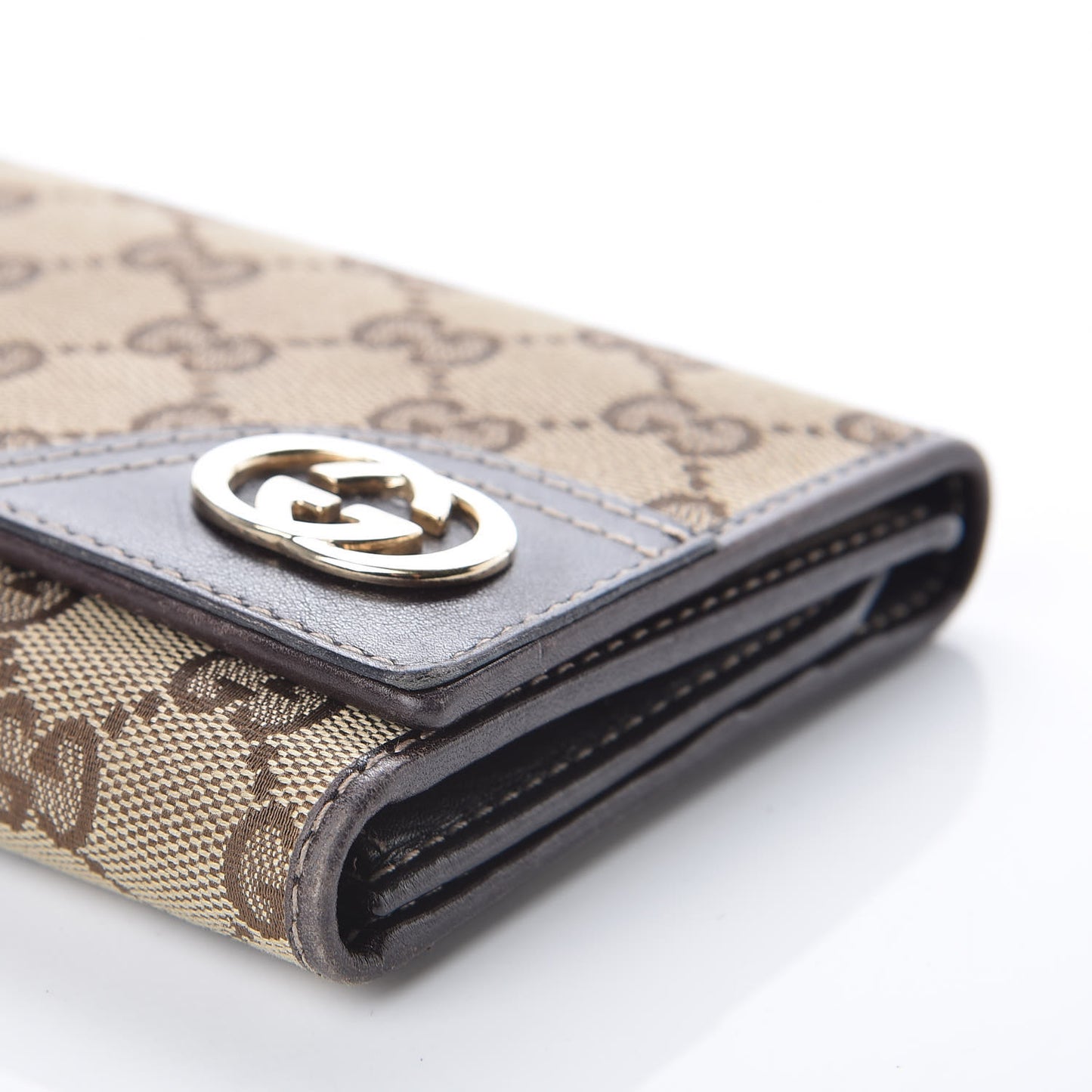 Monogram New Britt Continental Wallet Dark Brown