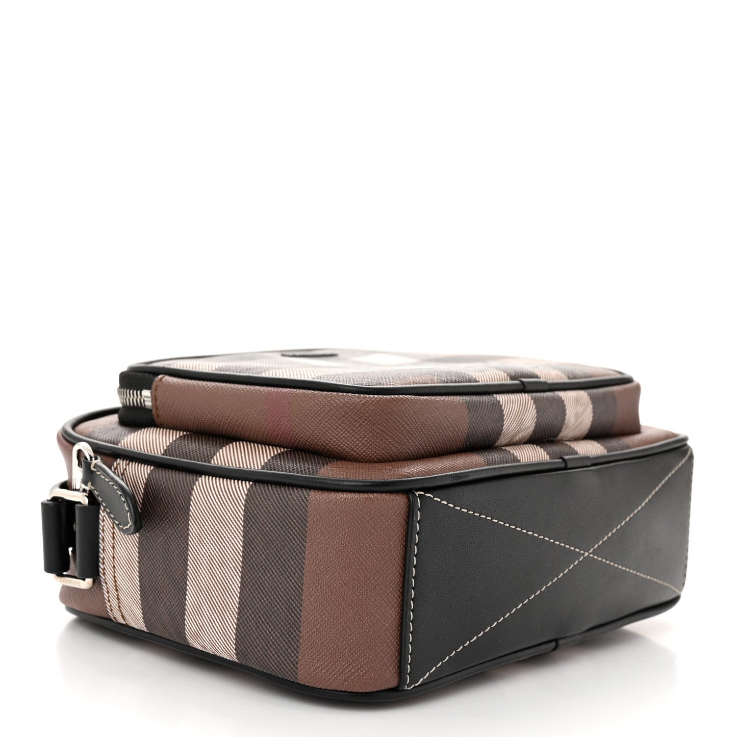 Canvas Check Paddy Messenger Birch Brown