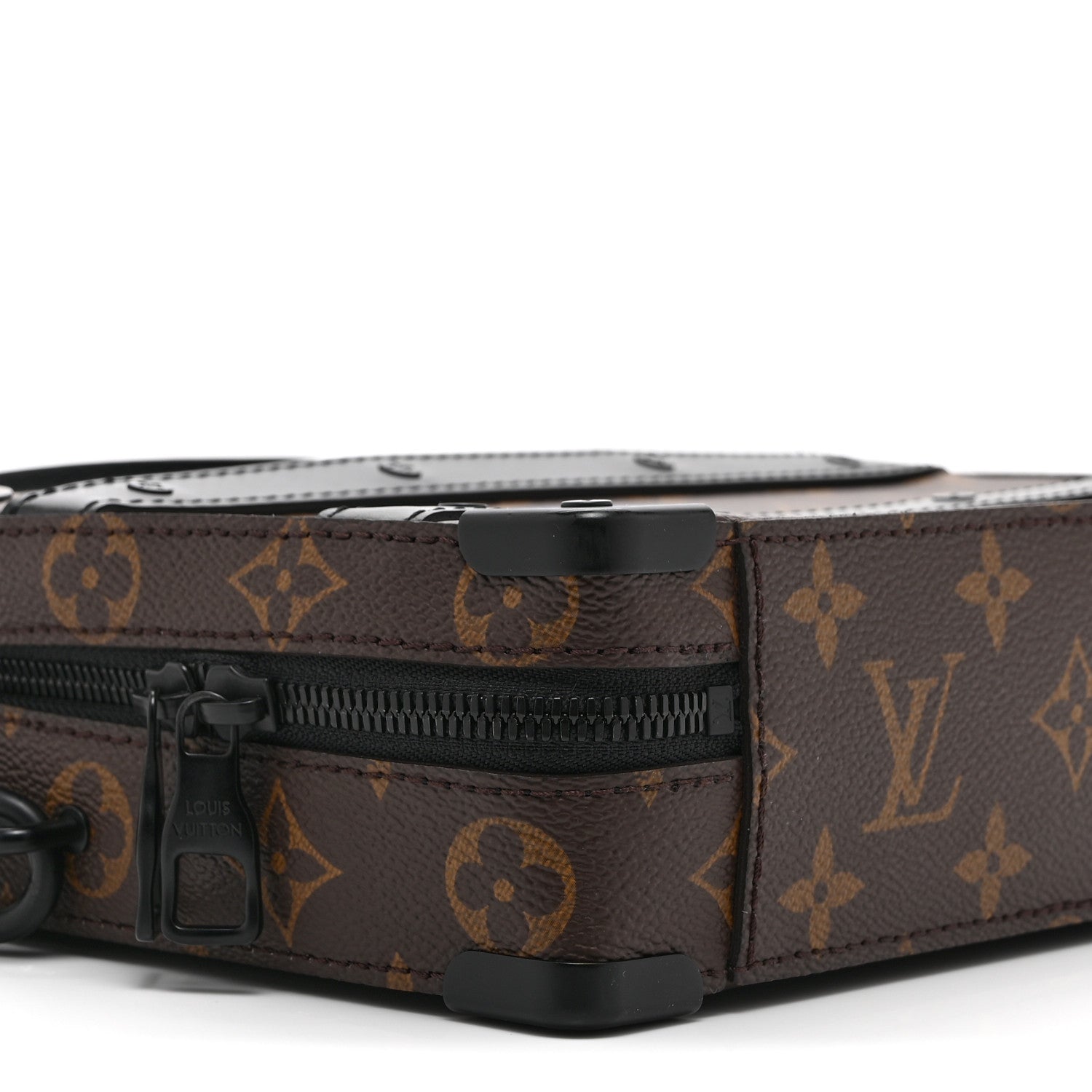 Louis Vuitton Monogram Macassar Handle Soft Trunk Black 8 of 9