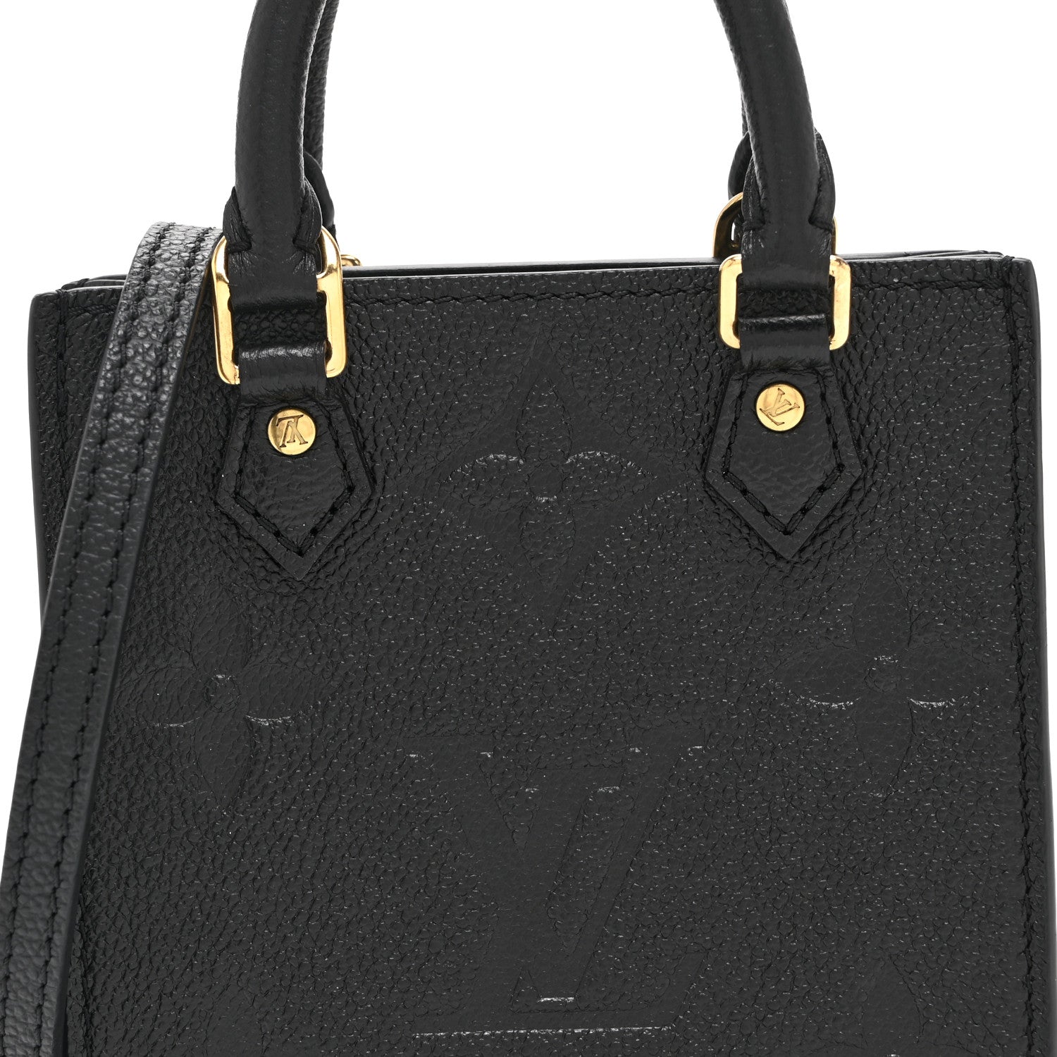 Louis Vuitton Empreinte Monogram Giant Petit Sac Plat Black 7 of 10