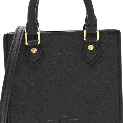 Louis Vuitton Empreinte Monogram Giant Petit Sac Plat Black 7 of 10