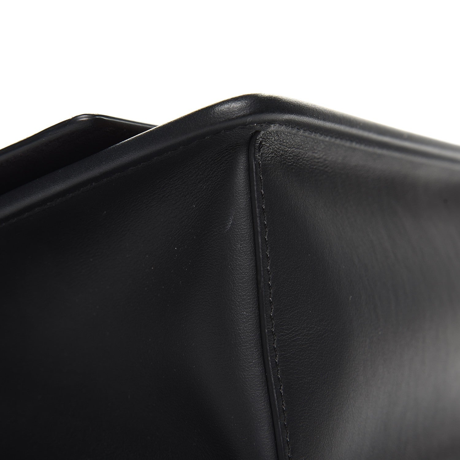 Fendi Vitello Century Velvet F is Fendi FF Kan I Shoulder Bag Black Tobacco 11 of 11