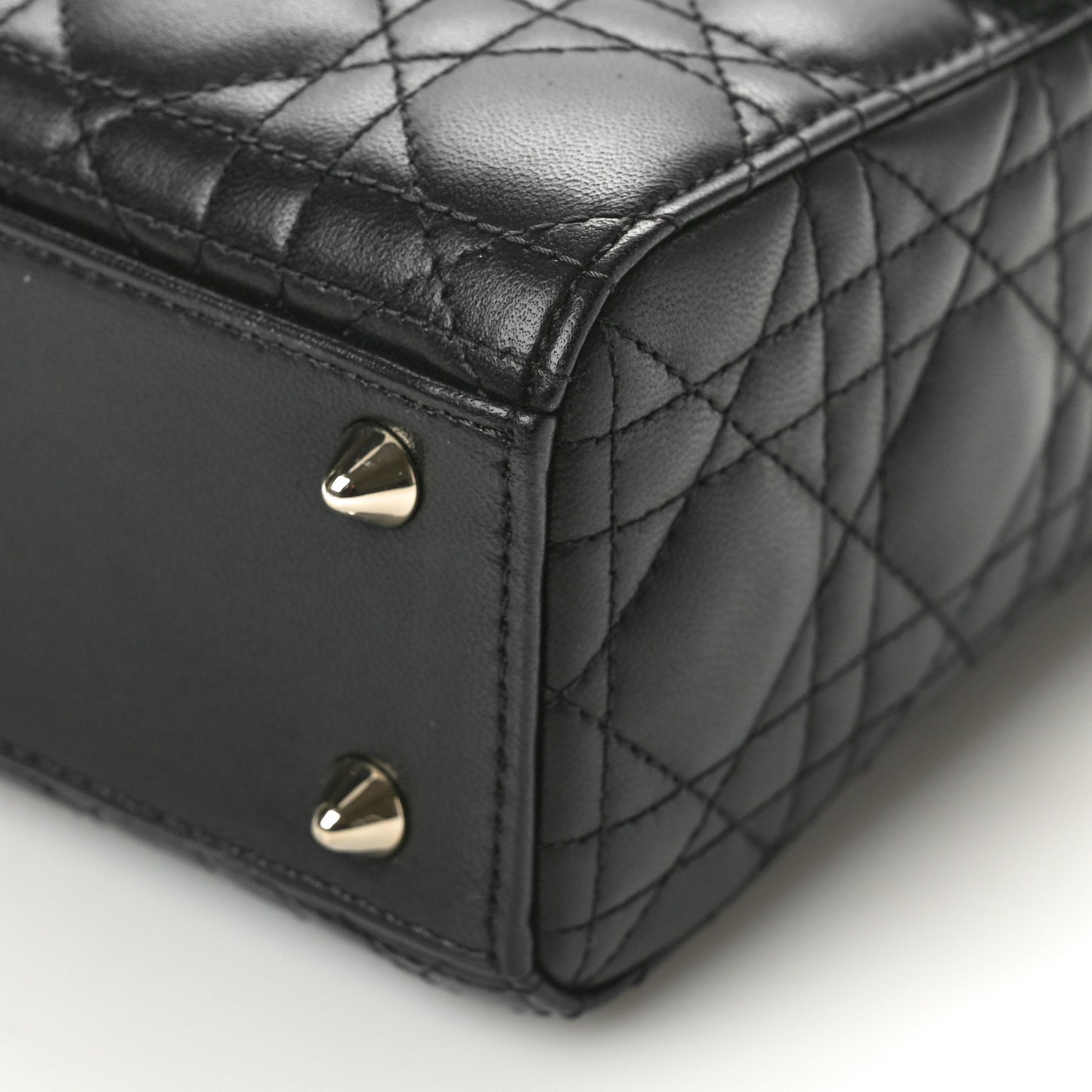 Lambskin Cannage Small My ABCDior Lady Dior Black