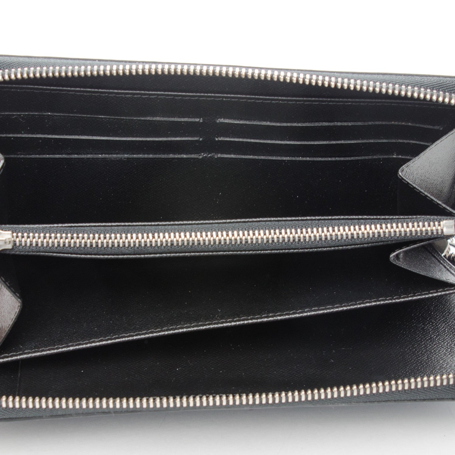 Louis Vuitton Epi Electric Zippy Organizer Wallet Black 7 of 8