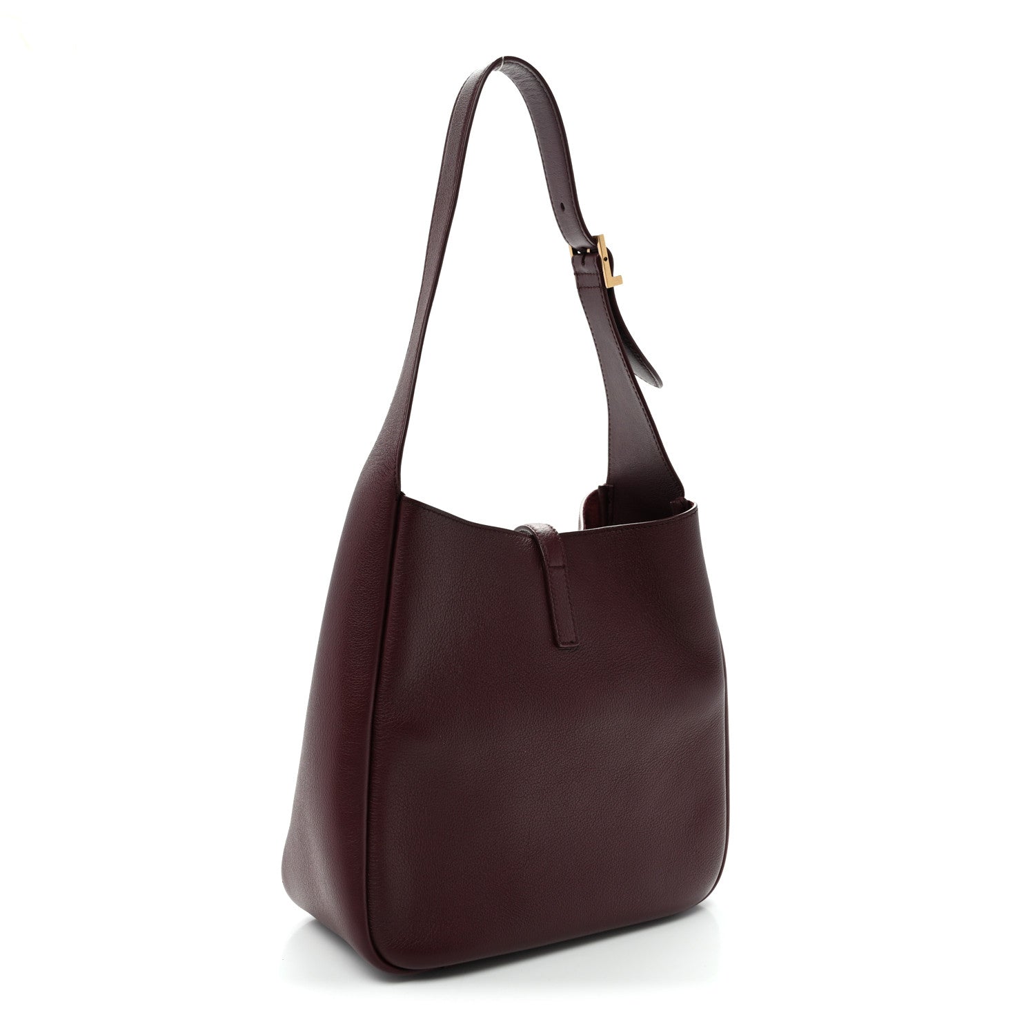 Saint Laurent Smooth Calfskin Small Le 5 A 7 Soft Hobo Rouge Legion 3 of 9